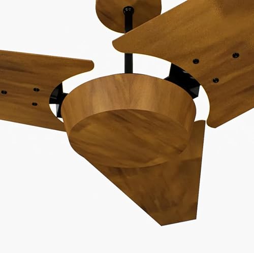 Ventilador de Teto Natuvent Callis No Light 3 Pás Madeira Imbuia (220, Volts)