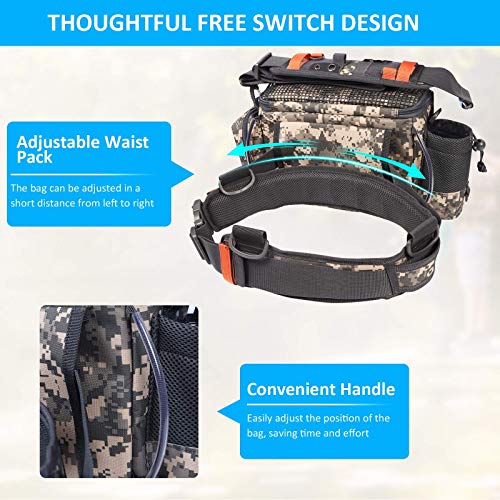 Yvleen Sling Fishing Tackle Bag Bundle With Tackle Boxes #TOP2