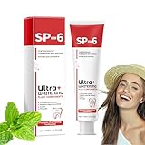 Sp-6 Ultra Whitening, Sp 6 Toothpaste Fresh Breath120g, Ultra Whitening Toothpaste Sp - 6, Probiotic Brightening Toothpaste,Deep Cleaning Care Toothpaste (SP-6)