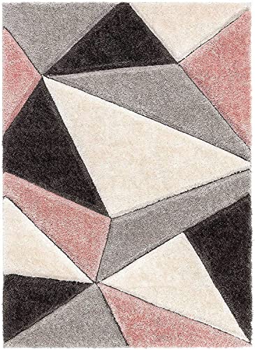 Image of Soft Modern Shag Area Rugs Fluffy Living Room Carpet Comfy Bedroom Home Decorate Floor Kids Playing Mat Size 4x4 Feet Square Color Multi C