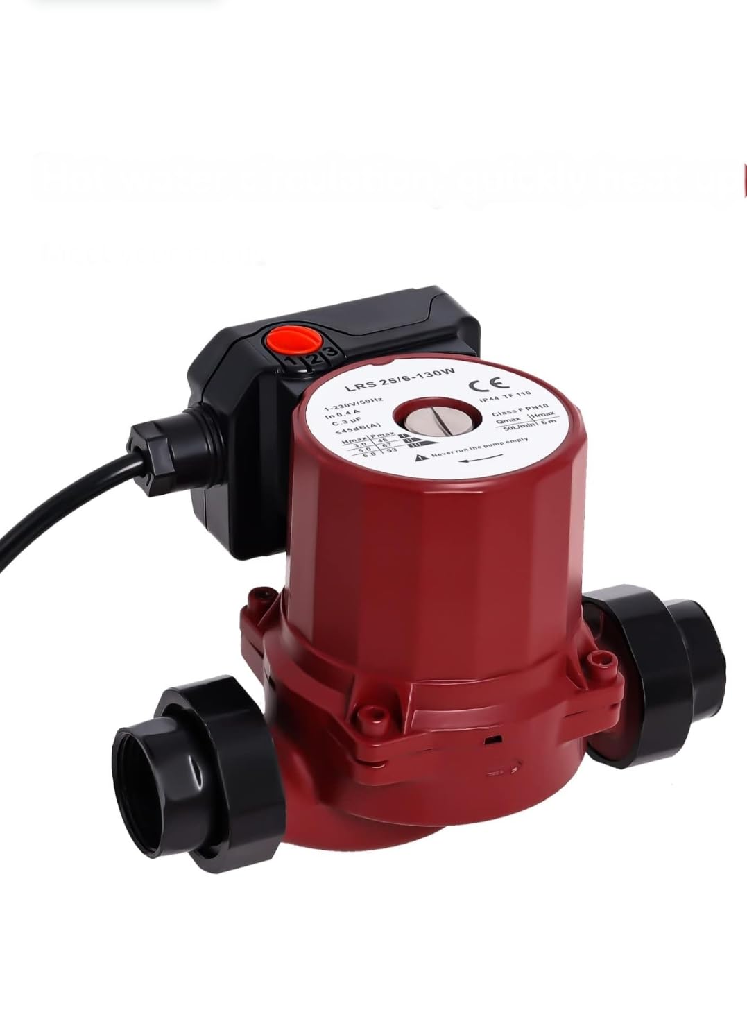 Bomba de circulación para agua doméstica agua caliente -Freddaad alta presión 50 l/min, 6 m, 220 V, alta presión