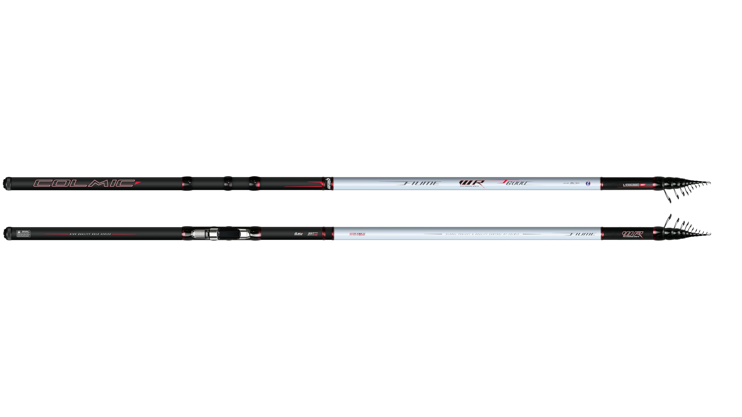 COLMIC Fluss WR T-6000 5,00 m FUJI Bolognese Angelrute Fischrute