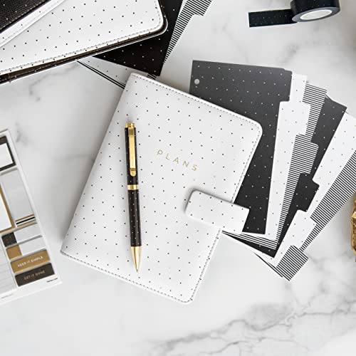 Intercalaires Filofax Personal Moonlight B132820 rigides à 6 onglets - 3