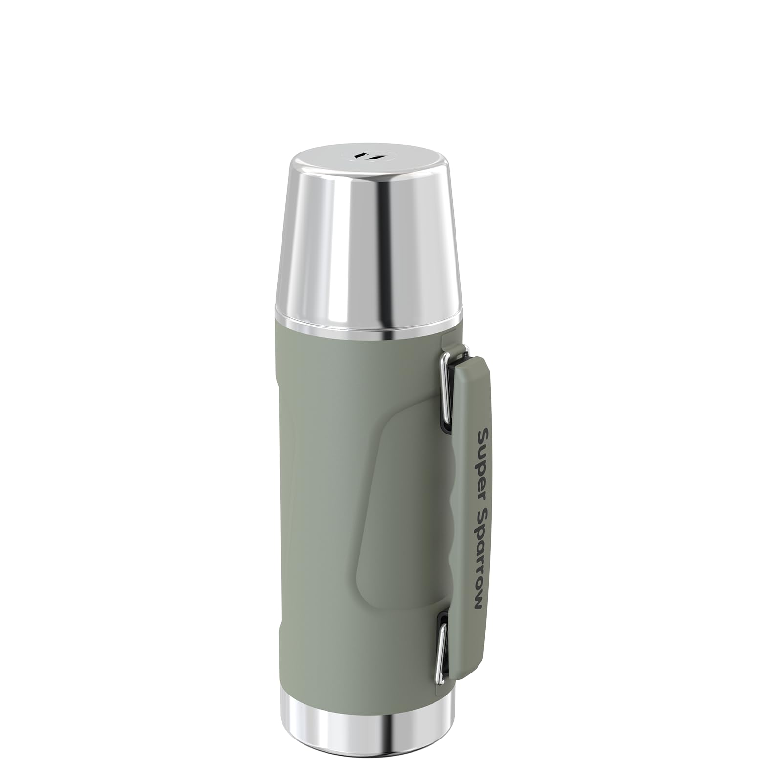 Super Sparrow Flask - Vacuum Insulated Flask - 750ml - Wide Mouth Stainless Steel Water Bottle - BPA-Free - Leakproof Thermal Flask - Vacuum Lid Doubles as Cup