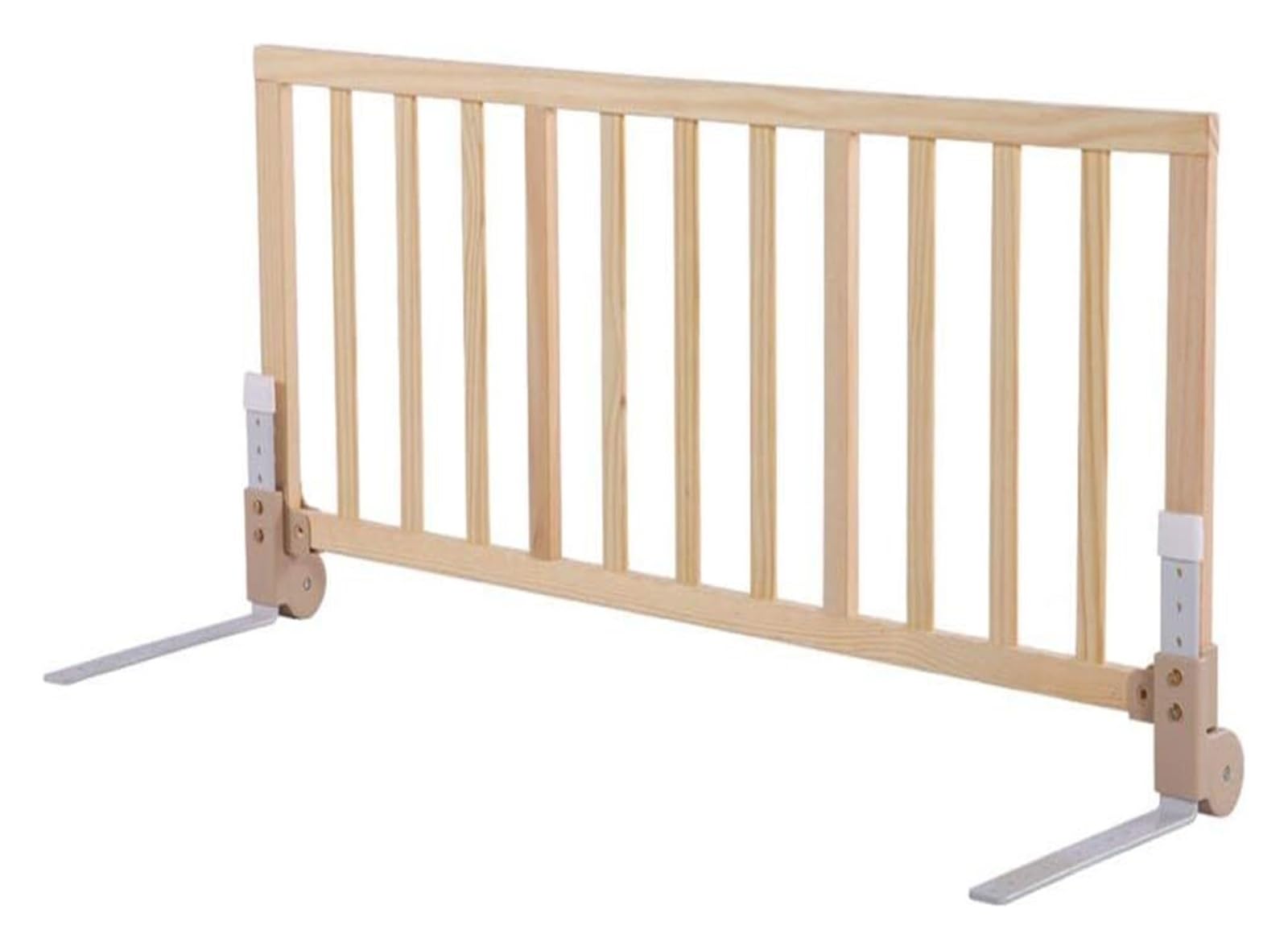 Barandilla de Cama, barandilla de Cama Extra Alta de Madera, Valla Plegable de Madera Maciza, barandilla de Cama Resistente a roturas.