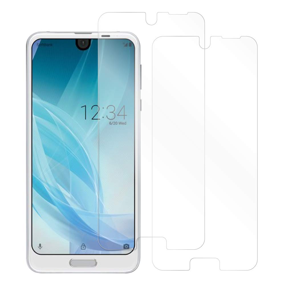 [2枚入り] LOOF AQUOS R2 / SH-03K / SHV42 / 706SH 用 保護フィルム 簡単貼り付け 画面保護 ソフトフィルム 気泡なし 傷防止 割れ防止 フィルム サラサラ 手触り 耐衝撃 衝撃吸収 高感度 ゲーム ゲーマー向け 反射防止 指紋防止 汚れ防止 保護シート [AQUOS R2/マット仕様]