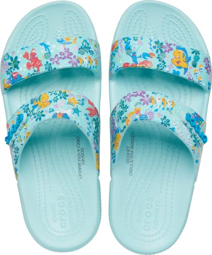 Crocs Unisex-Adult Classic Disney X Vera Bradley Little Mermaid Sandal Slide4