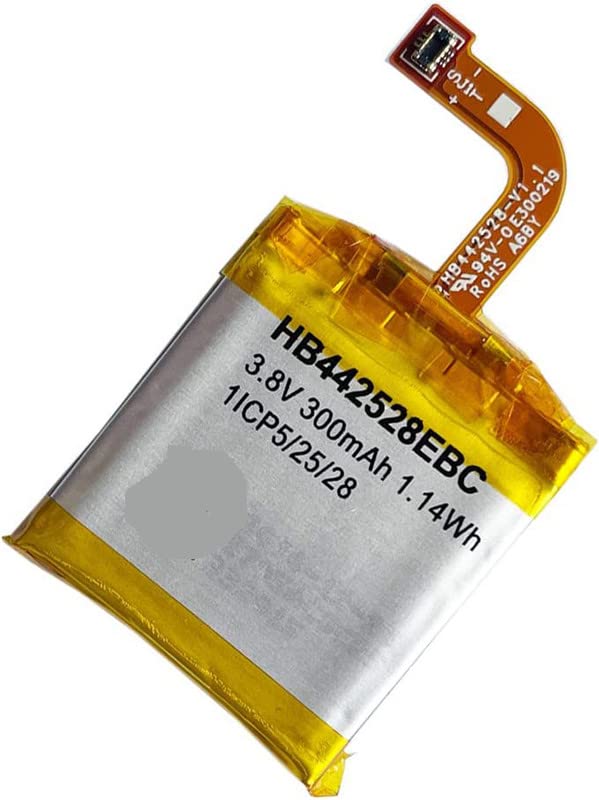 WXKJSHOPHB442528EBC Replacement Battery Compatible with Smart Watch 1st Gen/Watch Gen 1 Series 300mAh/1.14Wh; 3.8V 1ICP5/25/28