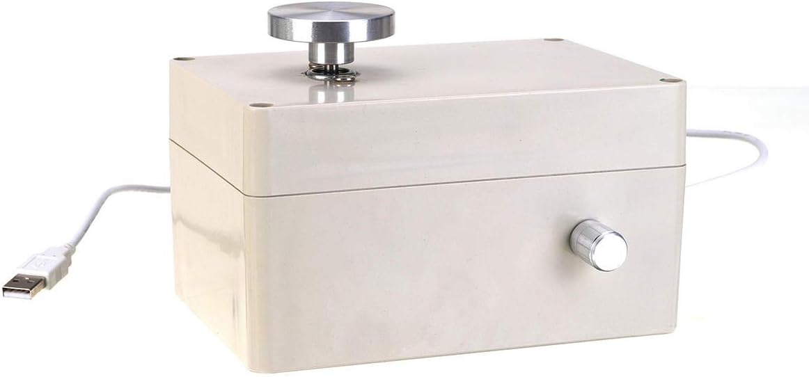KDAFA Pottery Wheel,5V USB Aluminum Alloy Fingertip Mini Pottery Wheels 4.5cm Turntable Knob Stepless Speed Change
