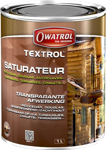 Owatrol Textrol Natuurolie voor zacht hout buiten, 1 l, middelgroot, eiken