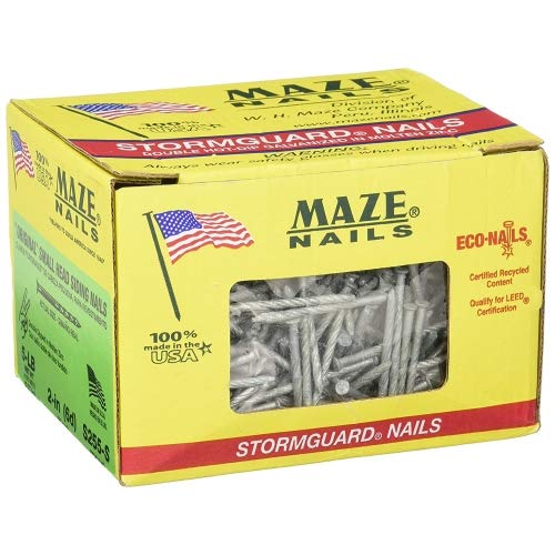 Maze Nails S255S-5 Double Hot Dipped Spiral Shank Small Head Siding Nail, 5-Pound 6D 2-Inch #TOP3