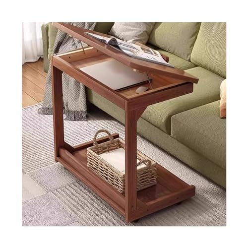 Table de chevet pliable et minimaliste avec roulettes