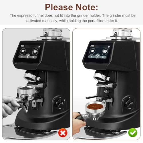 Thinp 54mm Dosing Funnel - Magnetic Aluminium Espresso Ring with 8 Magnets for Enhanced Coffee Preparation - Image 5