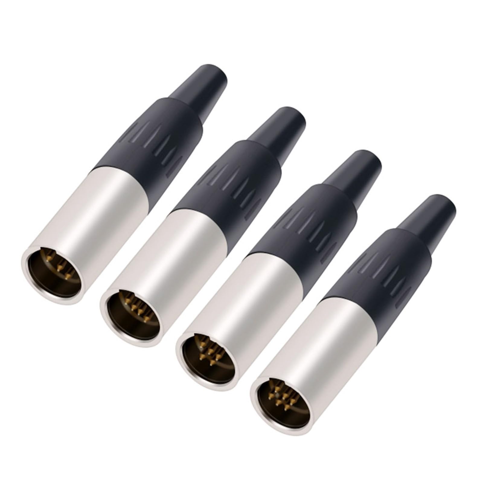 10 unids/lote Mini XLR 3 4 5 Pin macho enchufe soldadura micrófono Cable conector pequeño XLR micrófono enchufe (Size : 10xM 6P)