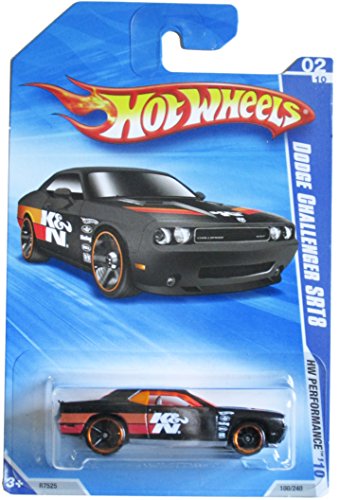 2010 HOT WHEELS HW PERFORMANCE 02/10 BLACK DODGE CHALLENGER SRT8