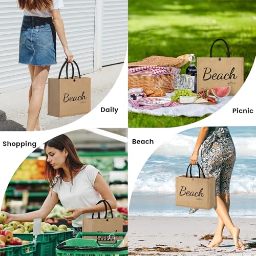 Image of Trifabricy Beach Bag, Large Beach Bag for Women, Woven Straw Beach Tote Bag Waterproof, Weaving Swim Gym Shopping Travel Bag