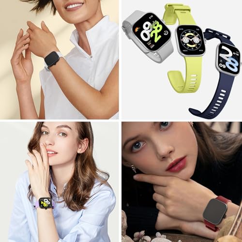 Correas compatibles para Redmi Watch 4/5, pack 16 silicona miniatura 4