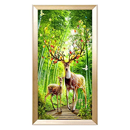 Kit Peinture Diamant 5D Cadeau Créatif Adulte et Enfant pour Broderie Strass Bambou
