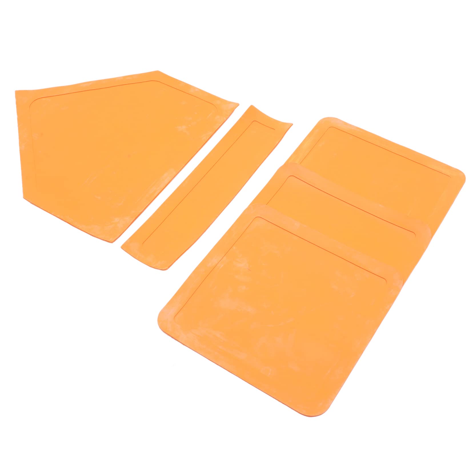 KOMBIUDA 1set Rubber Pitching Base for Backyard Play Non- Baseball Softball Bases for Youth Leagues Schools Parks Teeball Kickball Compatible Easy Setup Performance