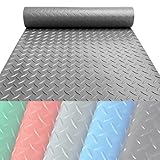 LIGUOYI 滑り止めフロアマット 防水、耐摩耗性 倉庫 マット ペットマット 室内 玄関 キッチン ベランダ 浴室 マット 滑り止めマット ゴムシート 屋外 階段マット 絶縁マット 工場 ワークショップ 農場 プール 幼稚園 転倒防止 スリップ防止 床保護マット 軽トラック用(グレー,3x1m)