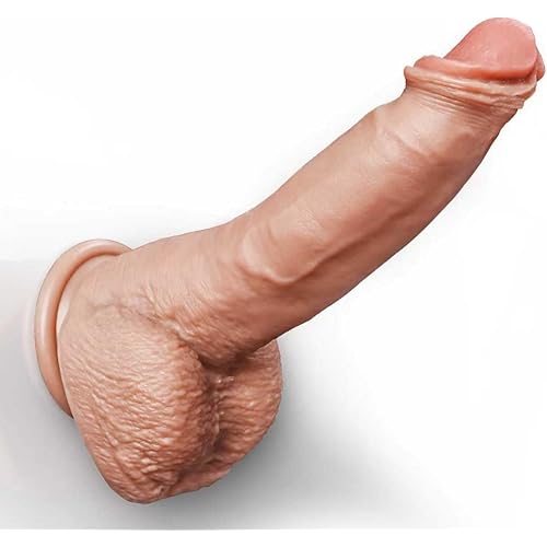 Realistic Dildo with Strong Suction Cup – SidmHeal 7.48 inch Body-Safe Material with Lifelike Texture Sex Toy, Hands-Free Use for G-spot & Anal Play, Discreet Packaging for Women and Couples