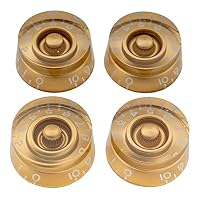 Manopole Per Chitarra Elettrica Musiclily Pro – Crema, Metriche 18 Spline – Adatte Per Epiphone Les Paul E SG (4 Pezzi)