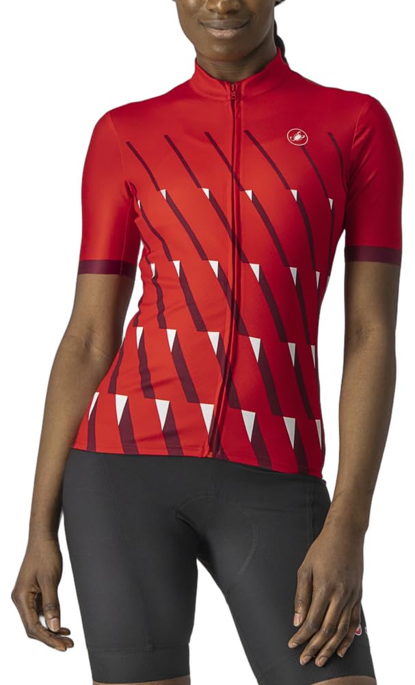 CASTELLI 4522059-023 PENDIO JERSEY Sweatshirt Women's Red/Bordeaux-White L