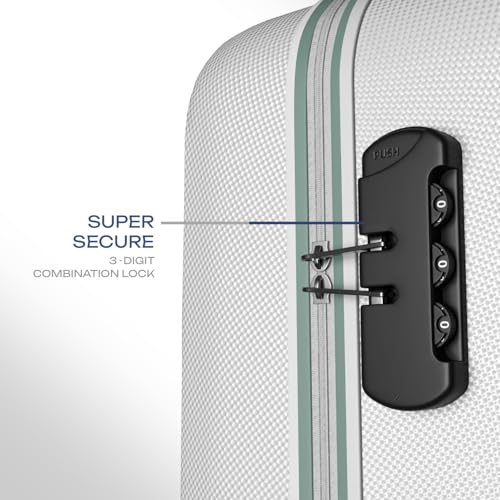 Image of Safari Ray Neo 8 Wheels Set of 3 Trolley Bags, Hard Case Polycarbonate 360 Degree Wheeling Carry on & Check-in Luggage for Men & Women, Suitcase for Travel, Trolley Bags for Travel, Cloud Grey