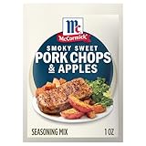 McCormick Seasoning Mix, Smoky Sweet Pork Chops & Apples, Hearty, Brown Sugar, Bourbon, Hickory, Savory Yet Sweet, Weeknight Dinner in 45 Minutes, 1 oz