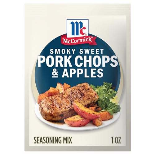 McCormick Seasoning Mix, Smoky Sweet Pork Chops & Apples,