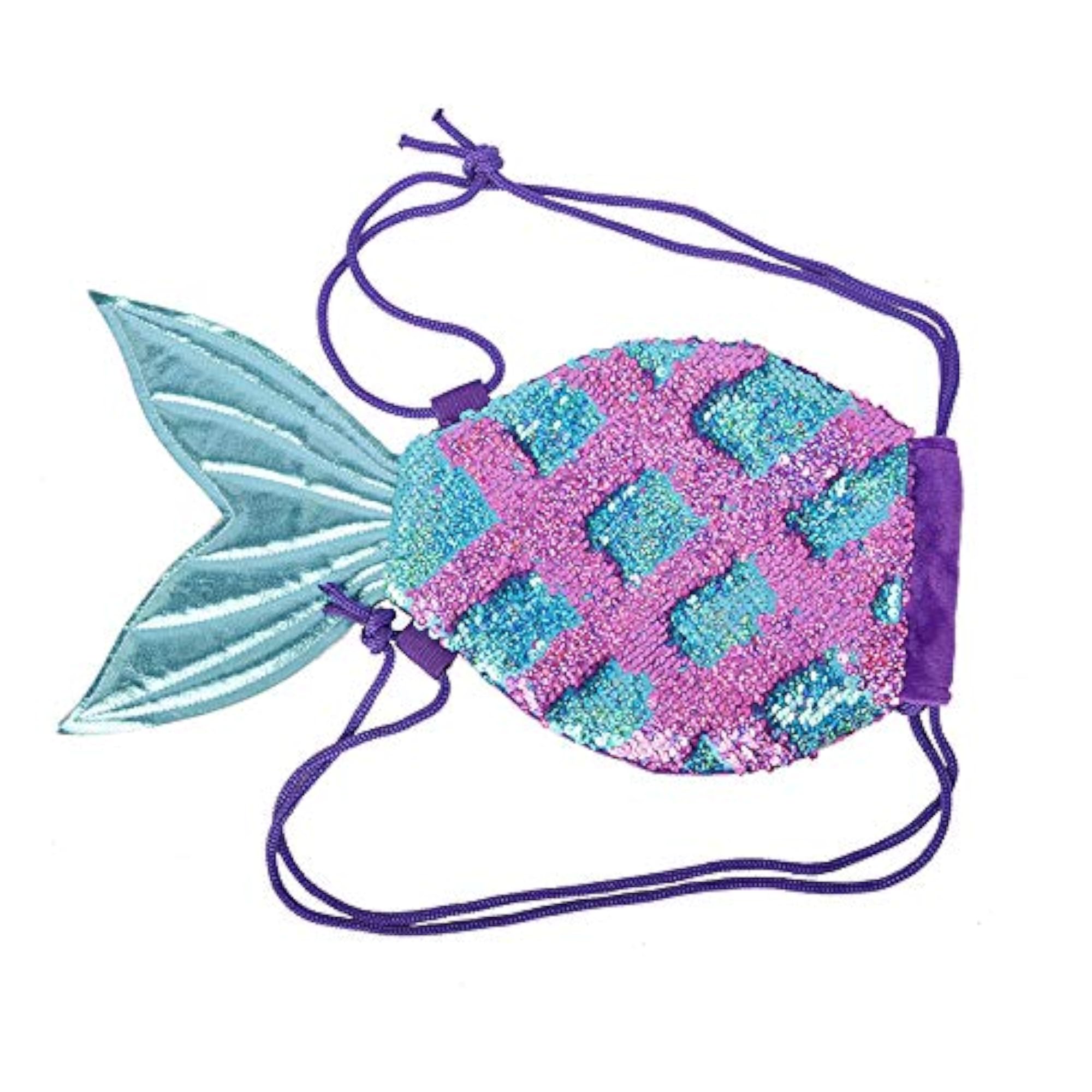 Sequin Drawstring Backpack Bling Bling Bag