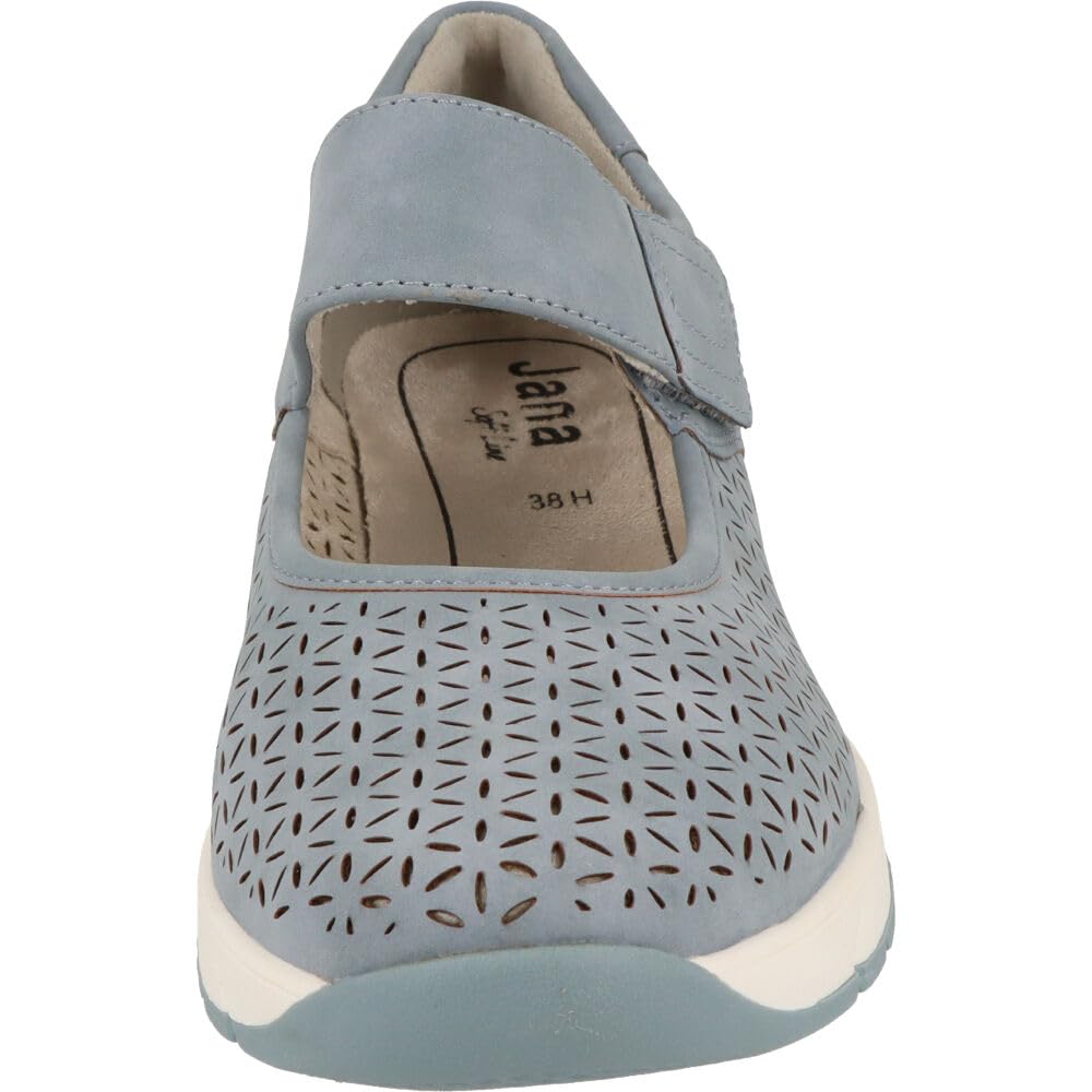Jana Damen Halbschuhe mit Klettverschluss Vegan