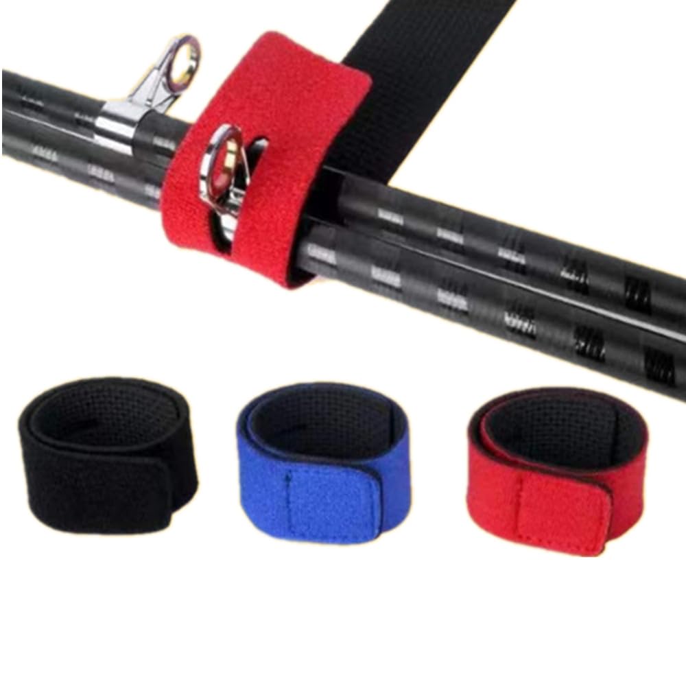 SASFX Liens Rapides Pour Canne à Pêche Avec Sangles De Cordon De