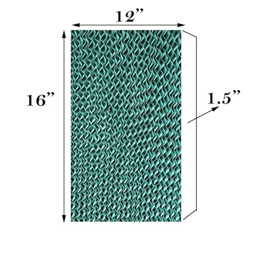 Image of Honeycomb Pad for Air Cooler | Cooling Pad (16 inch X 12 inch X 1.5 inch) | High-Efficiency, Durable & Long-Lasting | Universal Fit for Coolers | Color Green