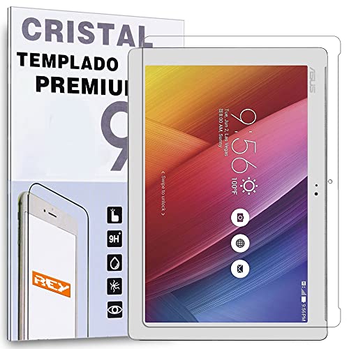 REY Protector de Pantalla para ASUS ZENPAD 10' / 10.1' Z300C - Z330C - Z300M, Cristal Vidrio...