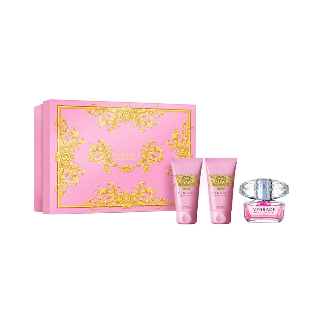 VERSACE woda toaletowa Bright Crystal woda toaletowa Sp 50 ml + Bl 50 ml + Sg Set