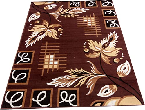 Image of Home Decore Acrylic Carpet for Your Living Room & Drawing Room Aywhere in Your Home (210x300 Coffee Colour)- 7x10 Feet