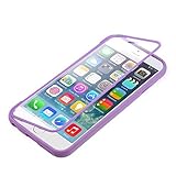 Bear Motion for iPhone 6 4.7 Case - Full Body Case Cover for iPhone 6 4.7 Inch Case Cover with Built in Screen Protector (Purple)