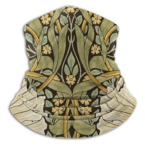Uliykon Unisex Microfiber Face Mask William Morris Pimpernel Vintage Bandana Neck Gaiter Balaclava Reusable Breathable Cloth Shield Cover Scarf for UV Sun Dust Protection Cover