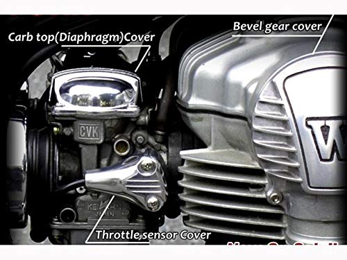 フォーク製　w650 キャブレタートップキャップ センサーカバーセット Amazon | フォーク キャブレタートップカバー for W650 コントラスト