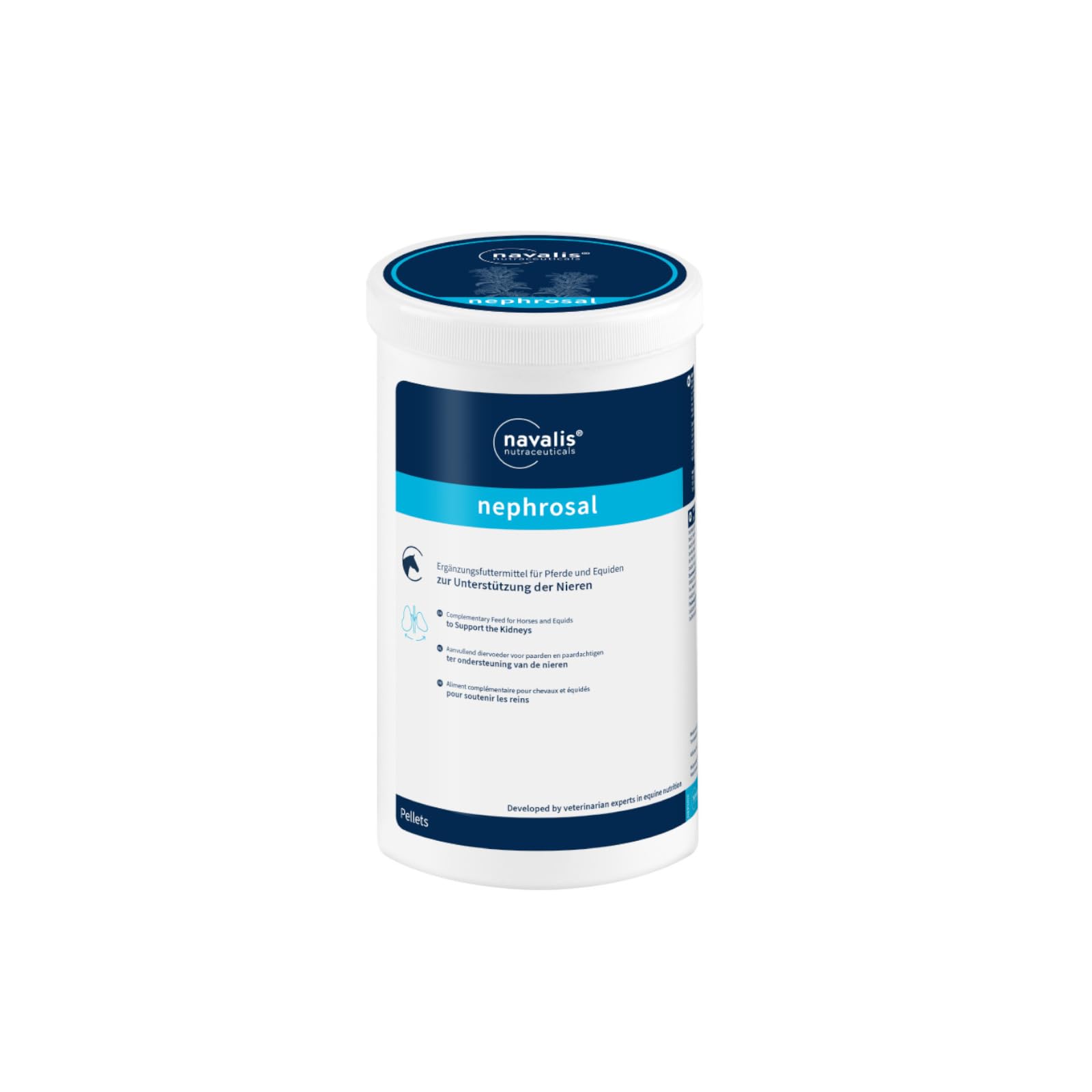 Navalis nephrosal Horse Pellets | 850 g | Ergänzungsfuttermittel für Pferde | Kann dabei helfen, gezielt die Niere und die harnableitenden Wege der Pferde zu unterstützen