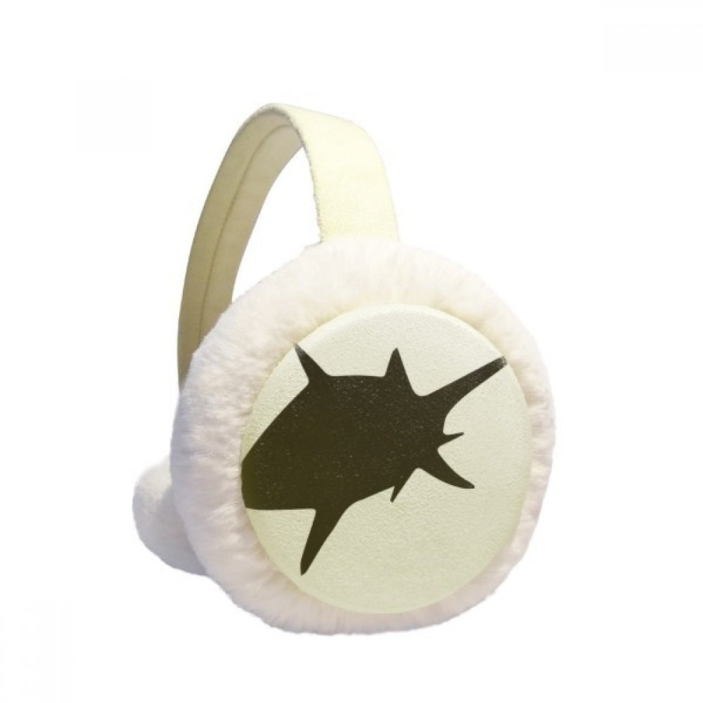 Orejeras de tiburón negro DIYthinker para el invierno protector de oídos de felpa 5