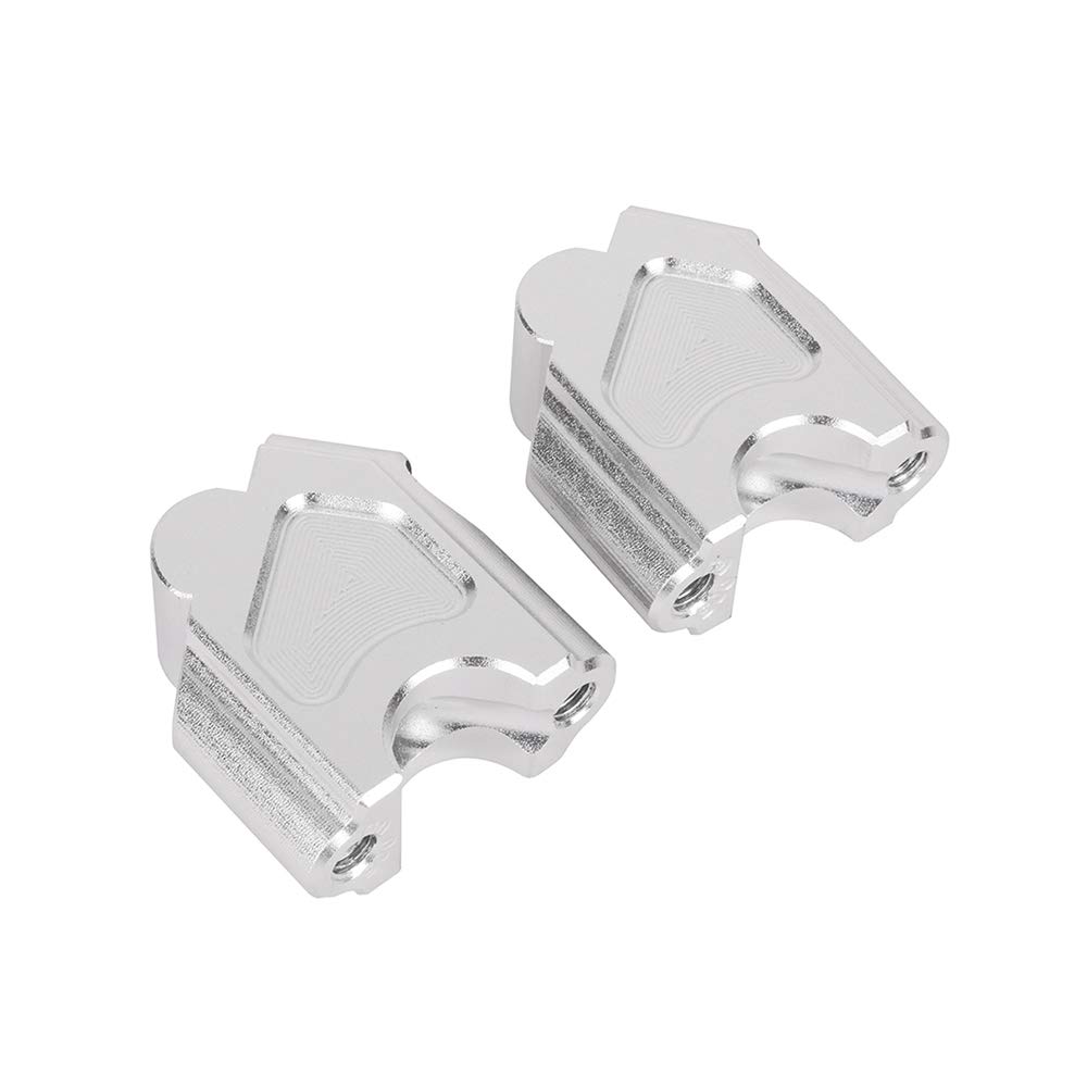 Rehausseurs de guidon de moto pour F700GS, F700 GS, F 700 GS, F 700GS 2013-2017 ; BMW F650GS, F 650 GS, F 650GS, F650 GS - Argenté