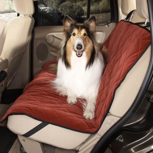 Guardian Gear Acrylic/Polyester Quilted Microfiber Pet Car Seat Cover, Cappuccino