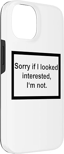 Miniatura 6 de iPhone 12 Pro Max Sorry If I looked Interested I'm not - Funny Daying Gift Case