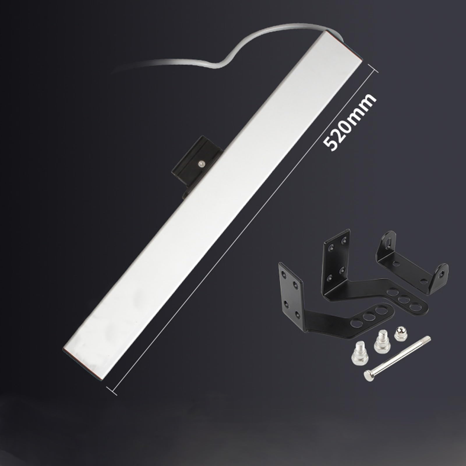 Apri finestra elettrico 24 V – Attuatore a catena singola con telecomando e interruttore per lucernari e ventilazione, 500 mm di sollevamento
