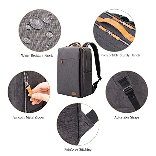 Hp hope Laptop Backpack for Women, 15.6 Inch Work Backpack with USB Port, Water Resistant Backpack for Travel, College, Commuter, Business4