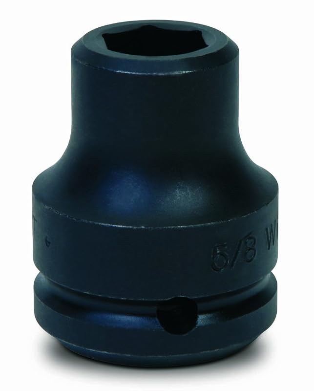 Soquete de impacto curto Williams 6-654, 6 pontas, acionamento de 19,1 mm (3/4 pol.), 4,3 cm (1-11/16 pol.)