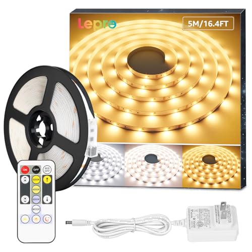 Lepro Tunable White LED Strip 16.4ft, Dimmable