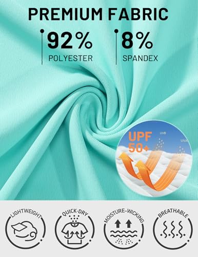 Image of MIER Polo Shirts for Men Short Sleeve Dry Fit Performance Golf Tennis Active Collared Shirts, UPF 50+ Sun Protection